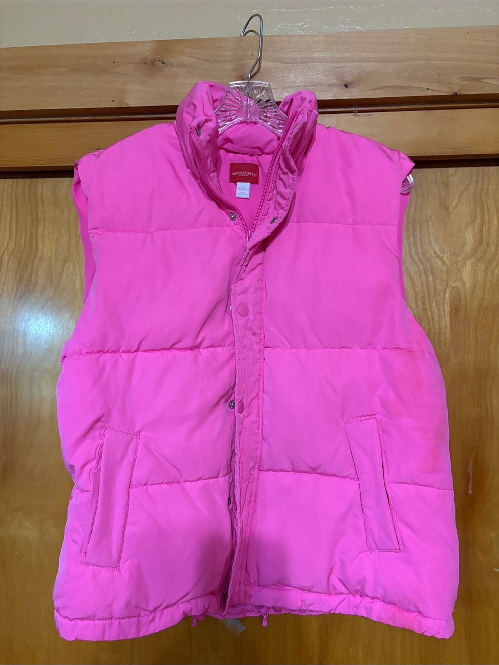 Wondershop Hot Pink Sleeveless Puffer Vest
